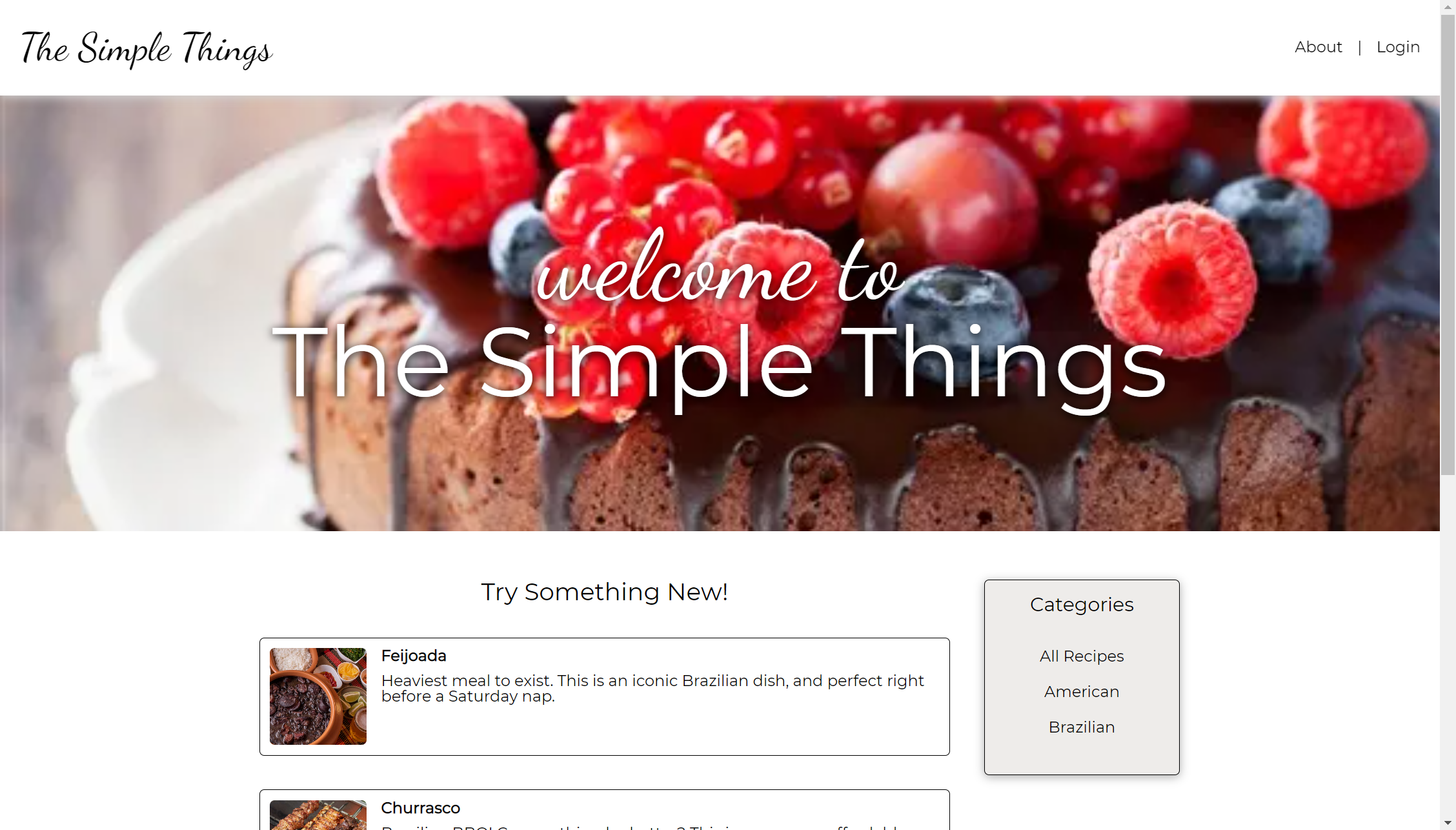 The Simple Things